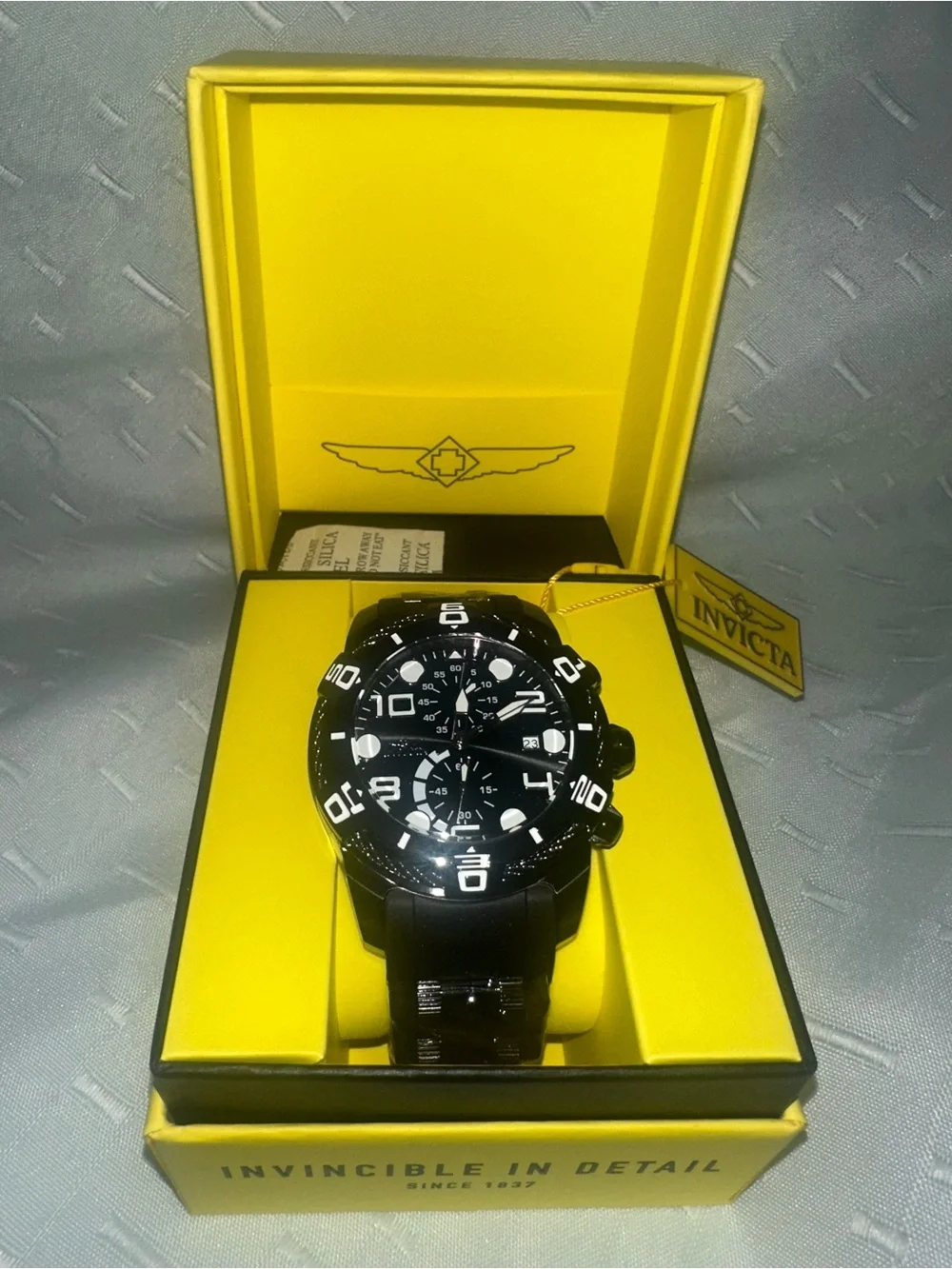 Invicta Men's Bolt Quartz Black Watch